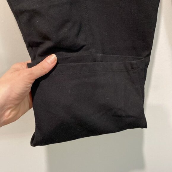 Joie wide leg capris pants Black waist high rise Size xl - Picture 3 of 15